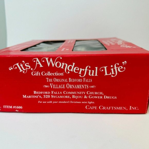 It's A Wonderful Life The Original Bedford Falls Village Ornaments Item #1606 🎄 - Picture 13 of 13